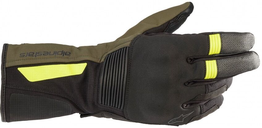 Guantes Alpinestars Denali Aerogel Drystar Negro Amarillo Fluor  3526922-1685