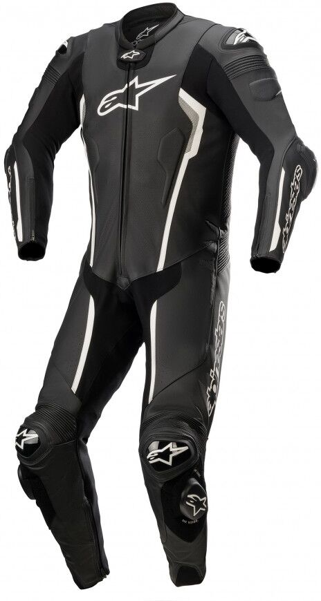 Mono Alpinestars Missile V2 Leather 1 Pc Negro Blanco  3150122-12