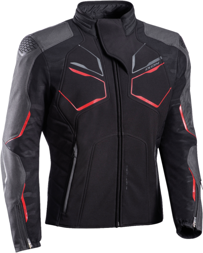 Chaqueta Ixon Cell Negro Gris Rojo  100101115-1047