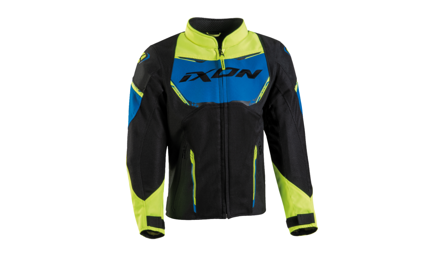 Chaqueta Ixon Infantil Striker Air Negro Azul Amarillo  100103011-1035