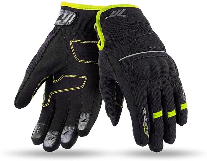 Guantes Seventy Mujer Sd-C45 Invierno Urban Negro Amarillo  SD12045033