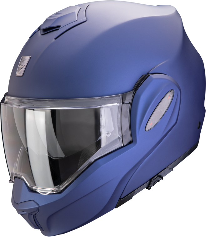 Casco Scorpion Exo-Tech Evo Pro Solid Azul Metal Opaco  119-100-324