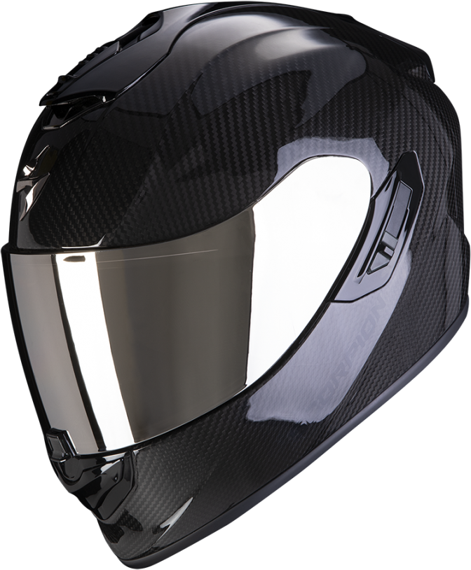 Casco Scorpion Exo-1400 Evo II Carbon Air Solid Negro  140-261-03