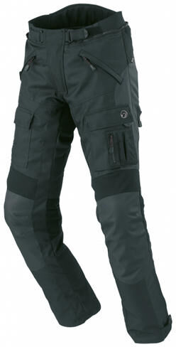 Büse Bormio Pantalones de moto textil - Negro (56 58)