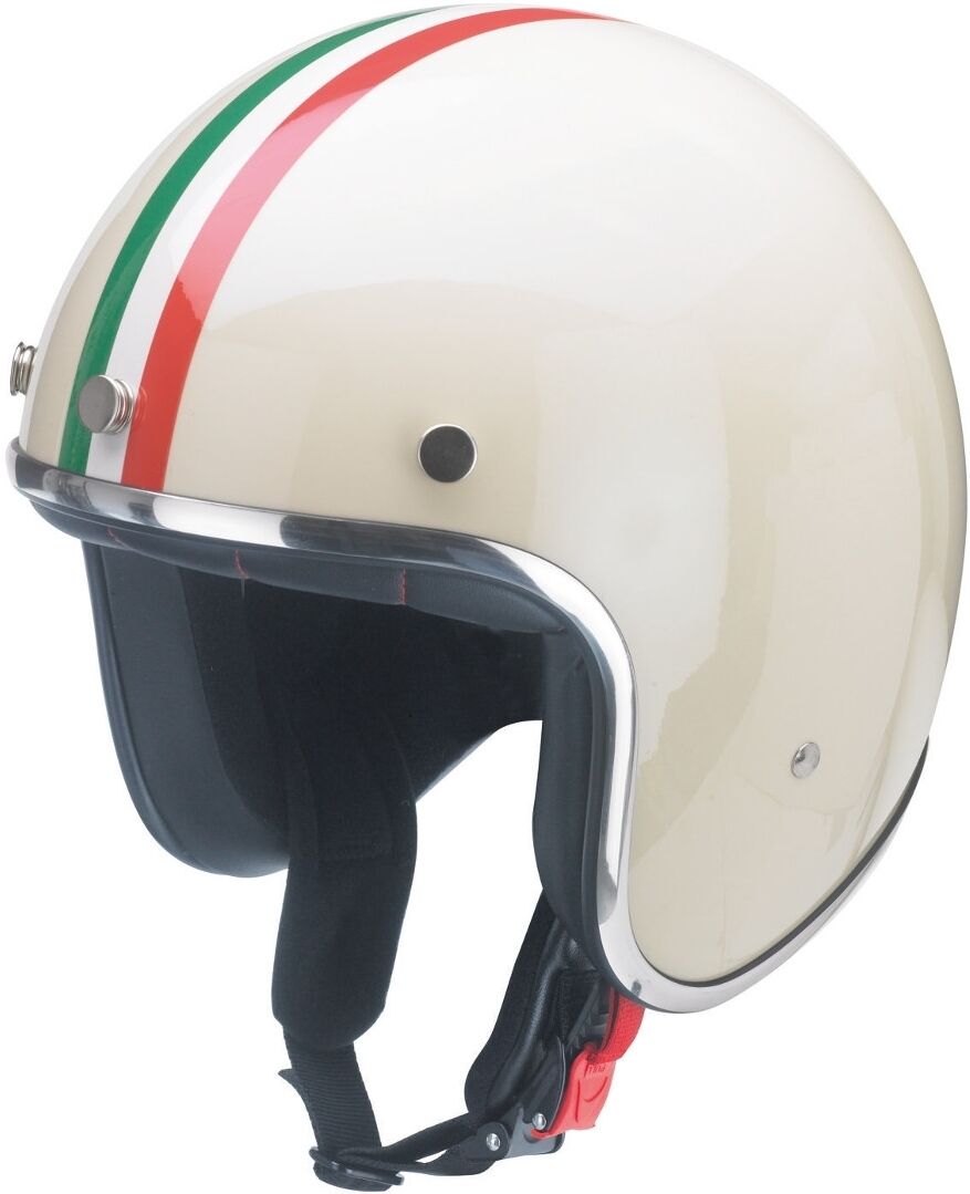 Redbike RB 762 Italia Casco Jet - Blanco Rosa Verde (XS)