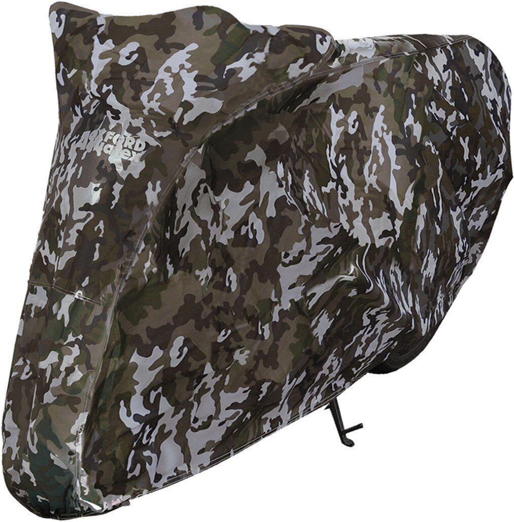 Oxford Aquatex Camo Cubierta de motocicleta - Negro (XL)