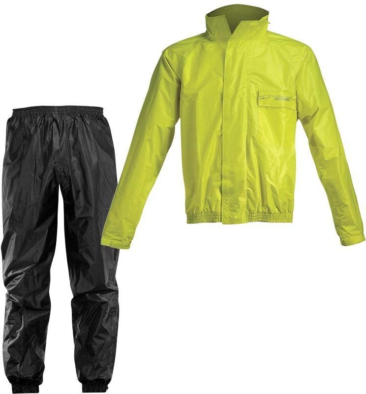 Acerbis Logo Traje de lluvia de 2 piezas - Negro Amarillo