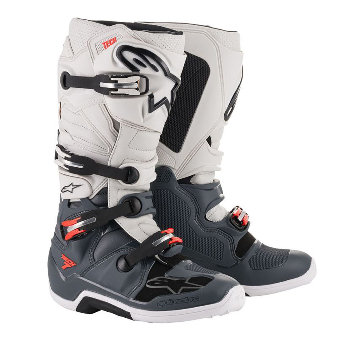 Alpinestars Tech 7 Botas de motocross - Gris (52)