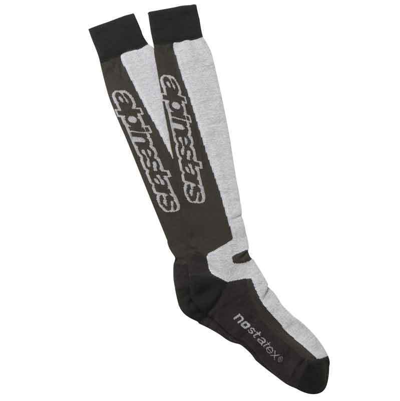 Alpinestars Thermal Tech Calcetines - Negro Gris (L 2XL)