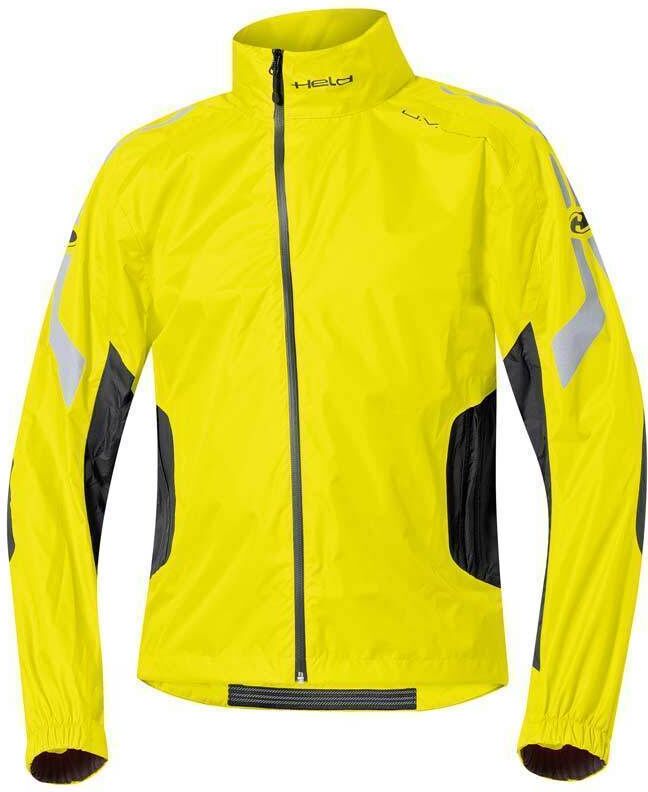 Held Wet Tour Chaqueta de lluvia - Negro Amarillo (3XL)