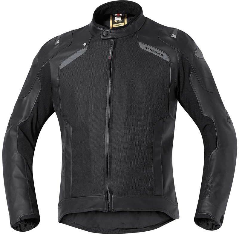 Held Camaris chaqueta de cuero / textil para motocicletas para damas y hombres - Negro (S)