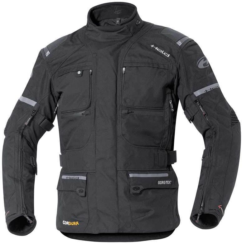 Held Carese II chaqueta textil de motocicleta para damas y hombres - Negro (S)