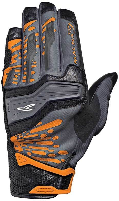 Macna Osiris Guantes - Negro Naranja (S)