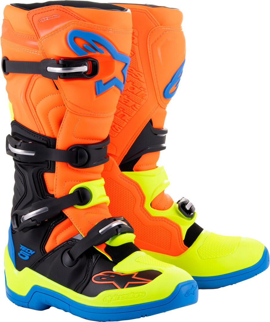 Alpinestars Tech 5 Botas de Motocross - Naranja (47)