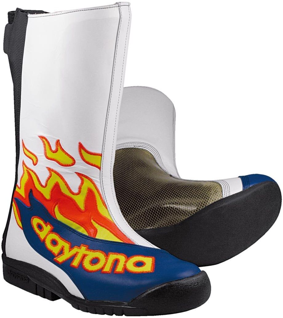 Daytona Speed Master GP II GP Botas de moto - Blanco Azul (47)