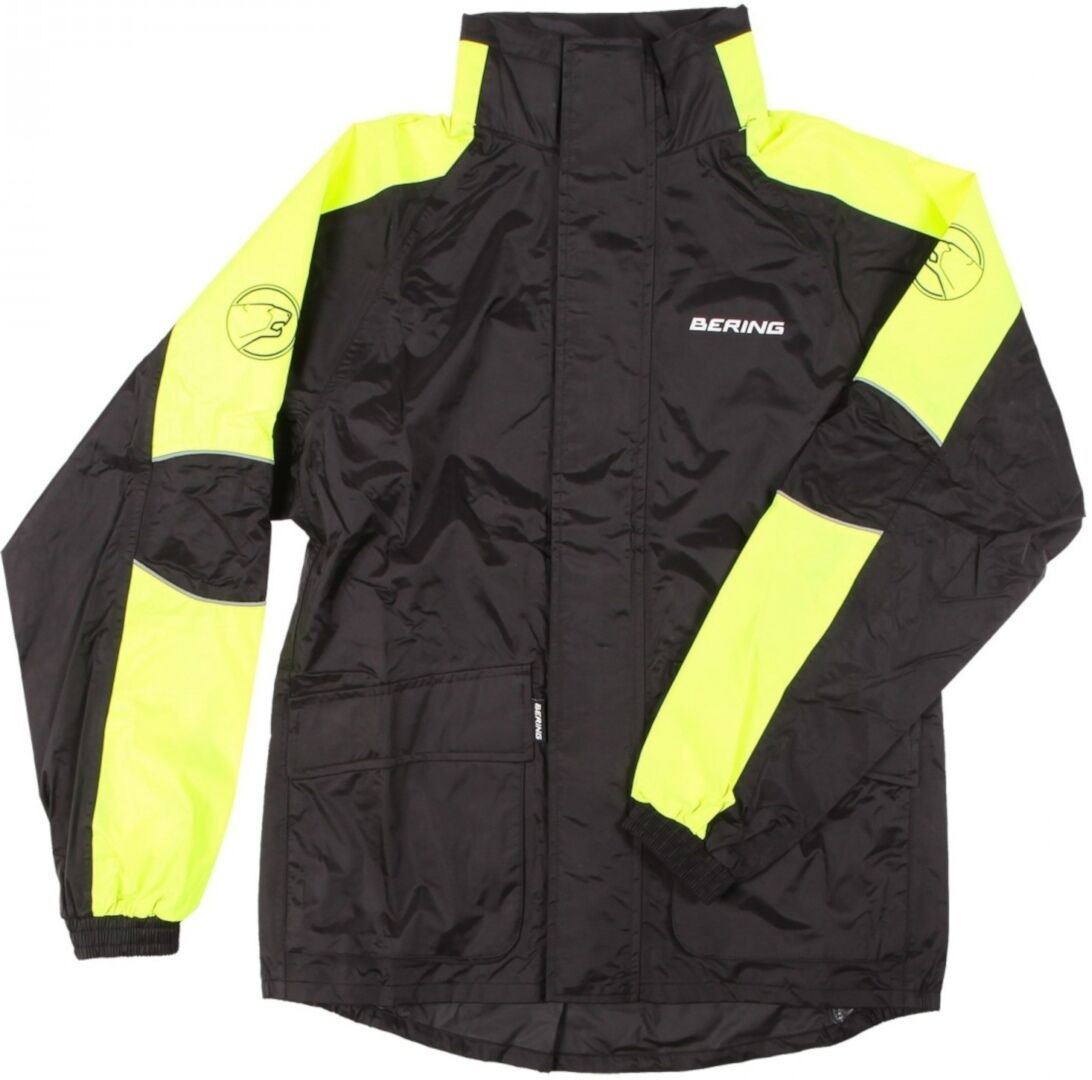 Bering Maniwata Neon Chaqueta de lluvia - Negro Amarillo (2XL)