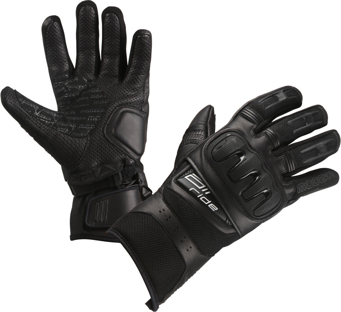 Modeka Air Ride Guantes de la motocicleta - Negro (XL)