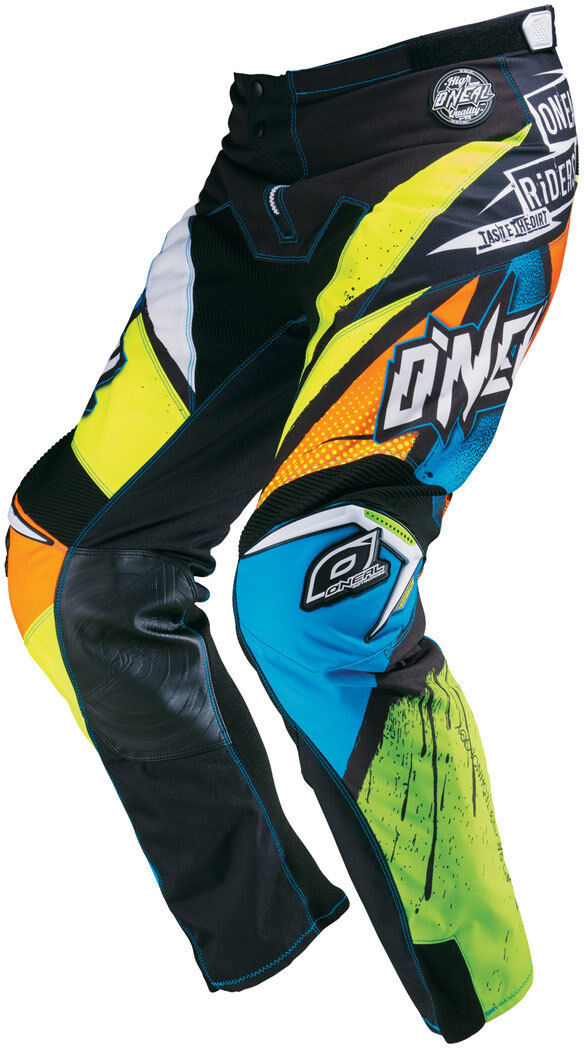 Oneal O´Neal Mayhem Glitch Pantalones de Motocross - Negro Amarillo (28)