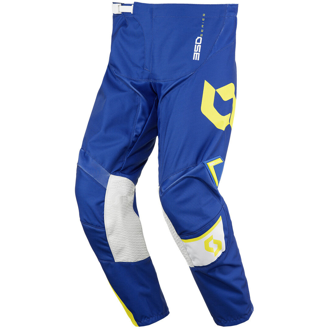 Scott 350 Dirt Pantalones Motocross 2016 - Azul Amarillo (30)