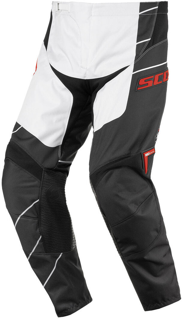 Scott 350 Race Pantalones Motocross 2016 - Negro Blanco (28)