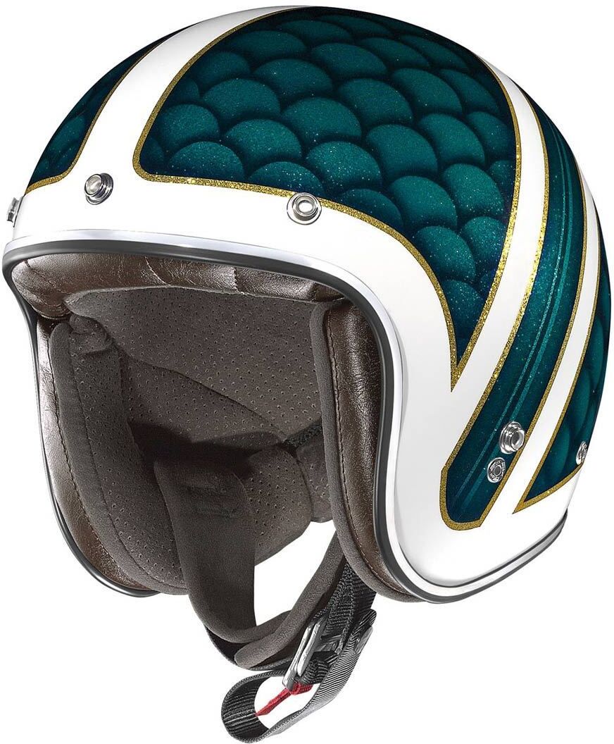 X-Lite X-201 Santa Monica Demi Casco Jet - Verde (XS)