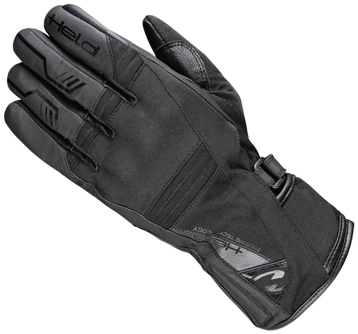 Held Feel n Proof Guantes de motocicleta impermeables - Negro (S M)