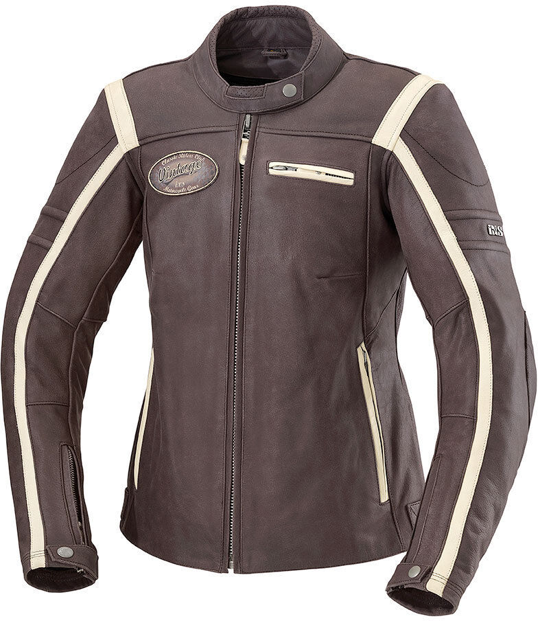 IXS Shawn Chaqueta de cuero de las señoras - Marrón Beige (42)