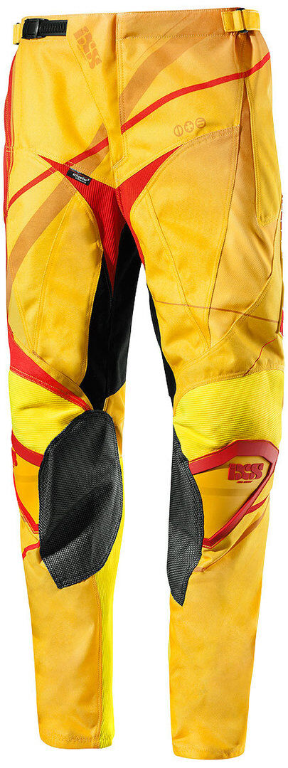 IXS Hurricane Pantalones de Motocross - Rojo Amarillo Naranja (52)