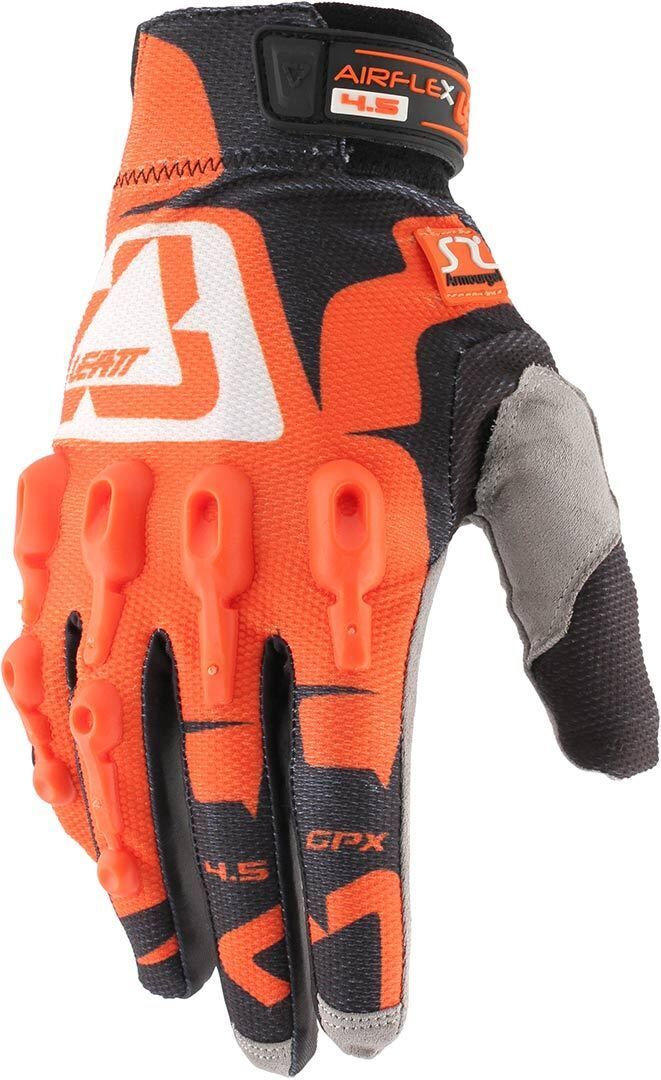 Leatt GPX 4.5 Lite Guantes de motocross - Negro Blanco Naranja (XS)