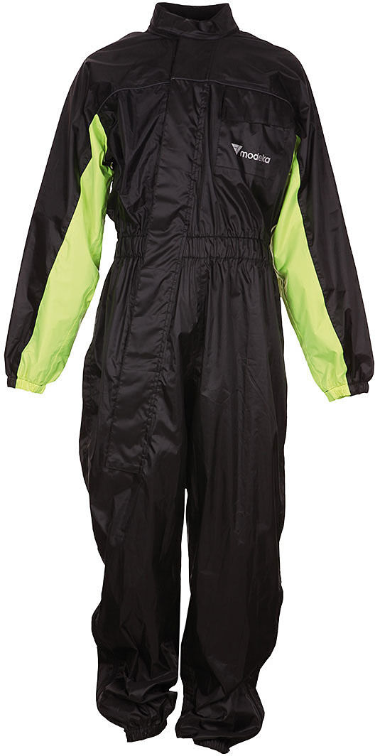 Modeka Black Rain Traje de lluvia 1-Paz - Negro Amarillo (XL)