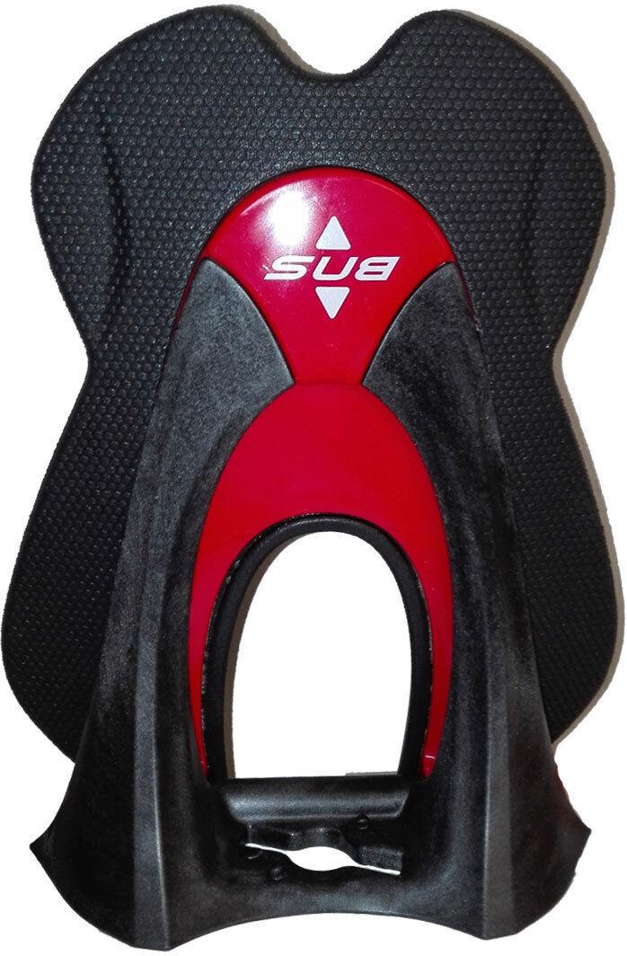 Alpinestars Plate For BNS Tech Carbon - Negro Rojo (un tamaño)