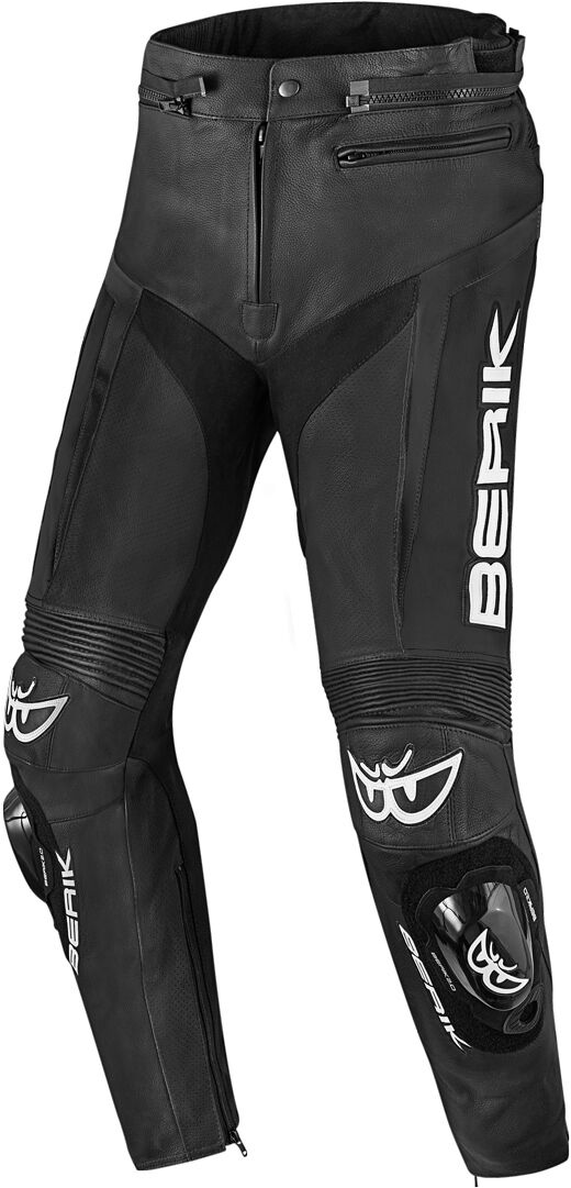 Berik Misle Pantalones de cuero moto - Negro (54)