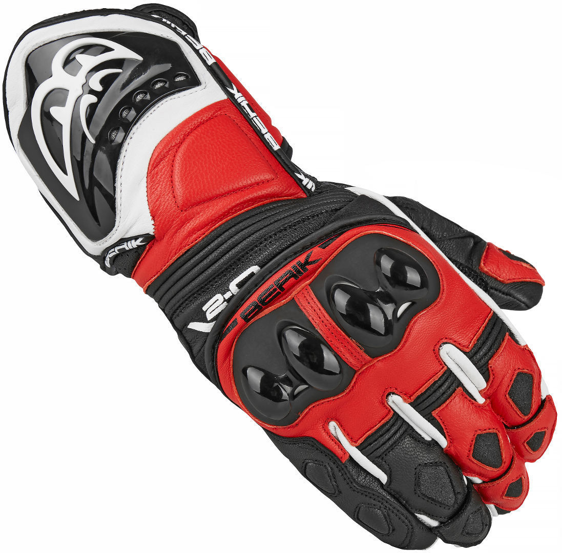 Berik Spa Guantes de motocicleta - Negro Rojo