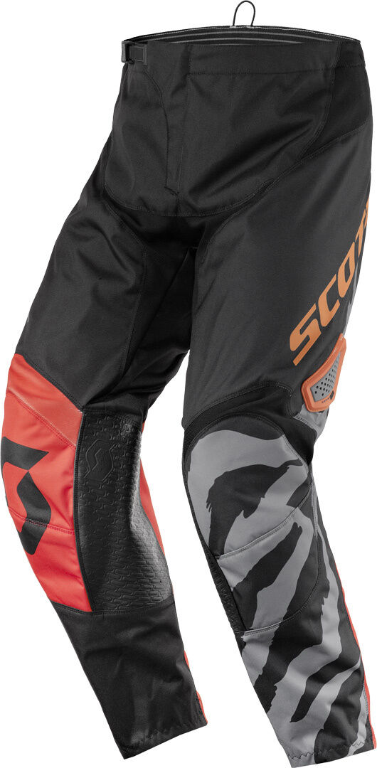 Scott 350 Race Pantalones de motocross para niños - Negro Naranja (26)