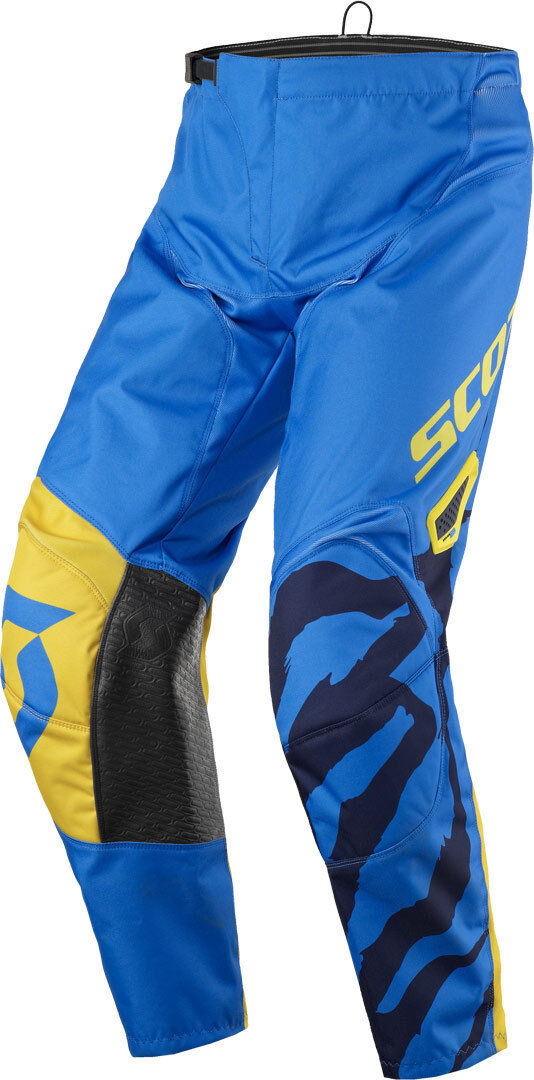 Scott 350 Race Pantalones de motocross para niños - Azul Amarillo (24)