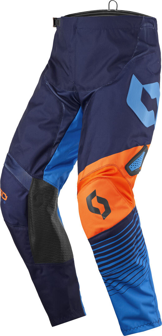 Scott 350 Track Niños Motocross pantalones 2017 - Azul Naranja (24)