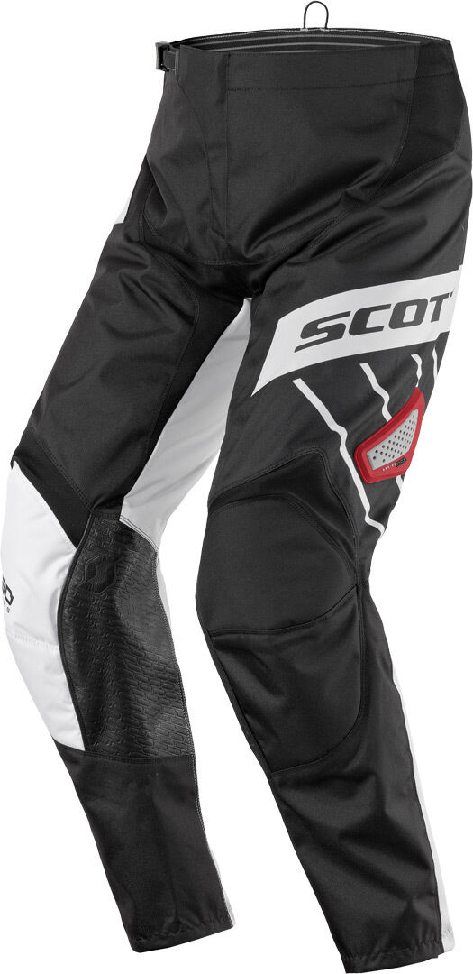 Scott 350 Dirt Pantalones Motocross 2017 - Negro Rojo (30)