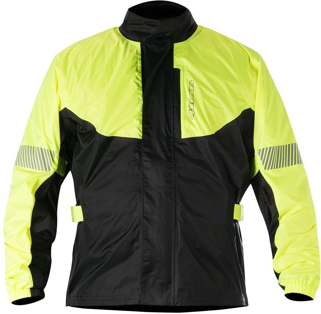 Alpinestars Hurricane Chaqueta de lluvia - Negro Amarillo (L)