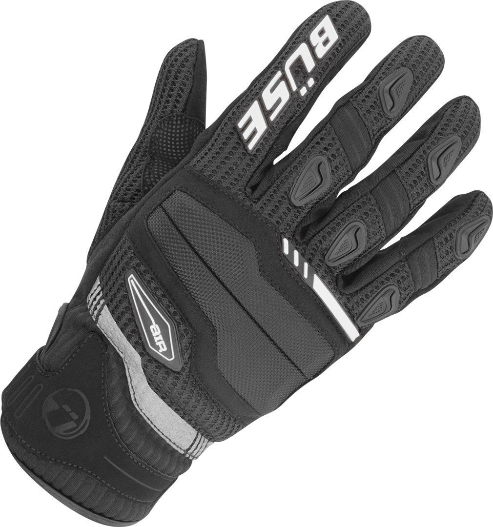 Büse Fresh Guantes - Negro Blanco (L)