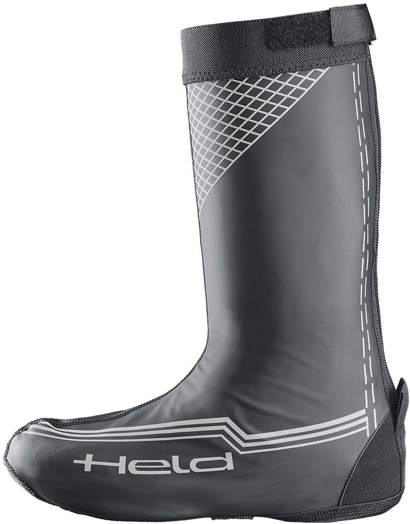 Held Boot Skin Tiempo de la lluvia sobre botas - Negro (M)