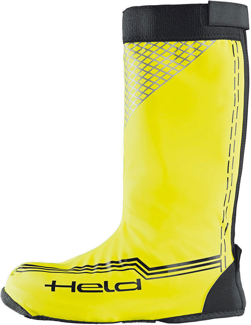 Held Boot Skin Tiempo de la lluvia sobre botas - Amarillo
