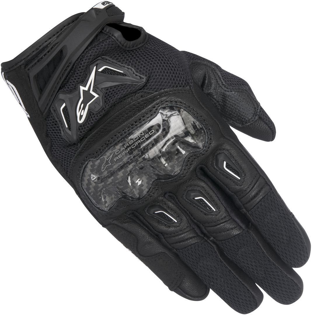 Alpinestars Stella SMX-2 Air Carbon V2 Guantes de la motocicleta de las señoras - Negro (XS)