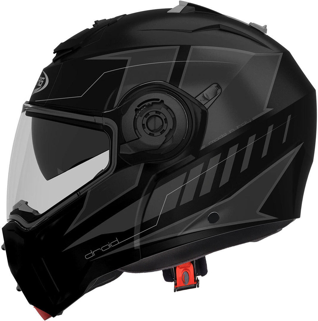 Caberg Droid Blaze Casco - Negro Gris (XS)