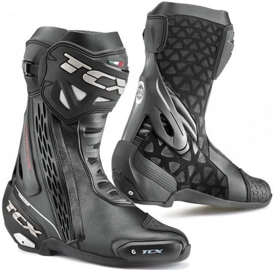 TCX RT-Race Botas de moto - Negro (42)