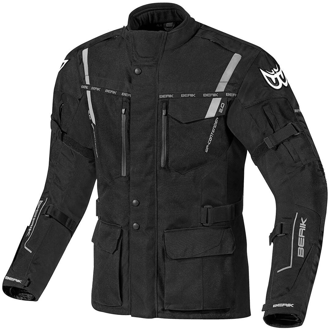Berik Torino Waterproof Chaqueta textil de moto - Negro (60)