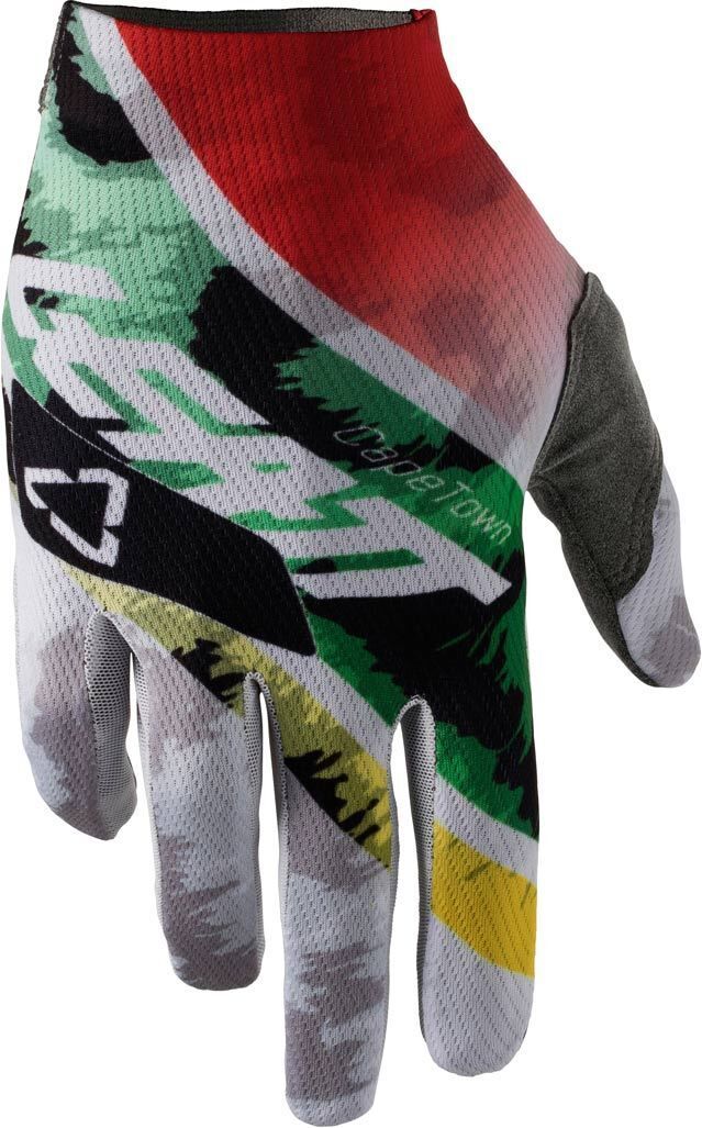 Leatt GPX 1.5 GripR Leopard Guantes - Blanco Verde (2XL)