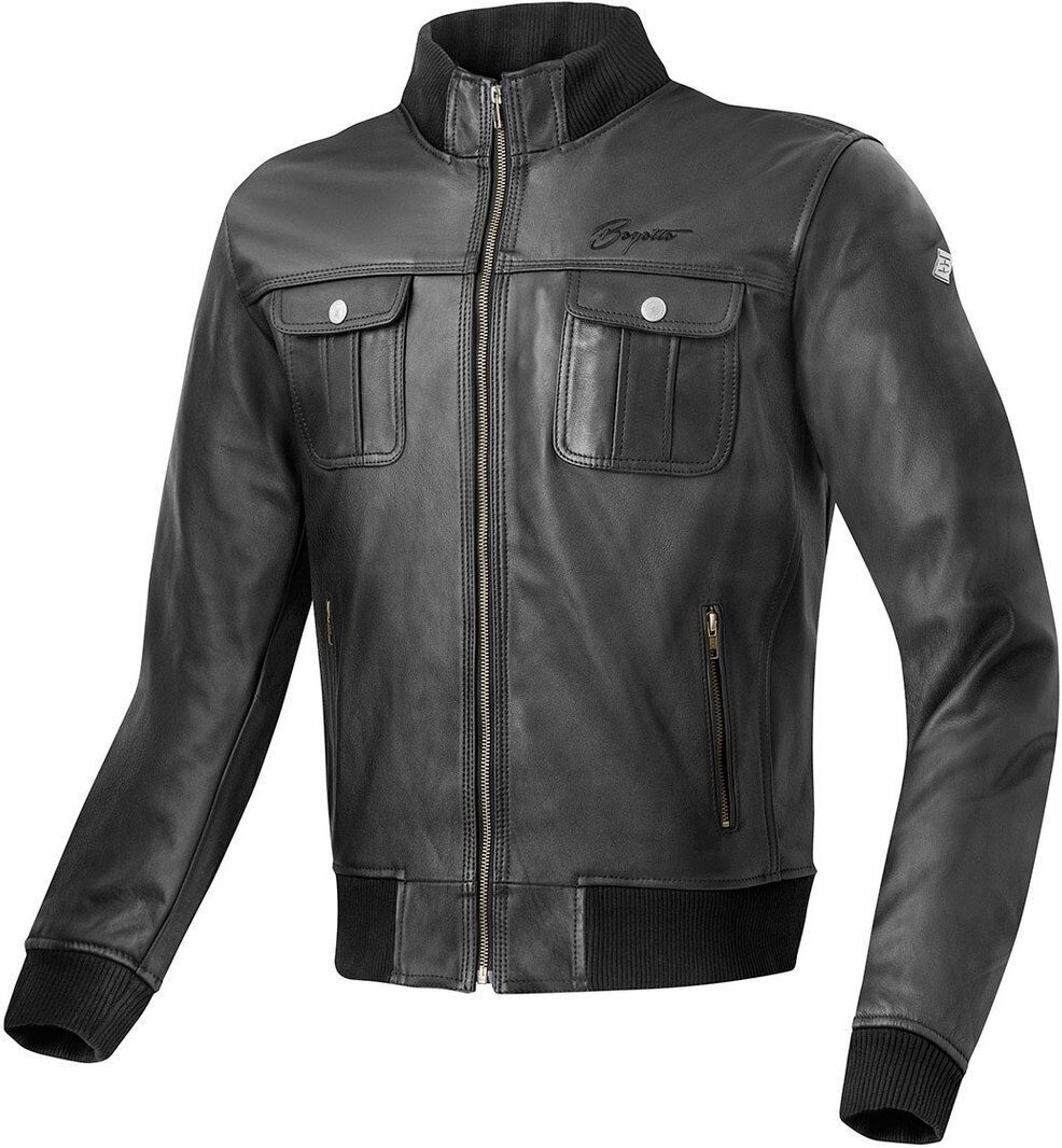 Bogotto Brooklyn Chaqueta de cuero moto - Negro (50)