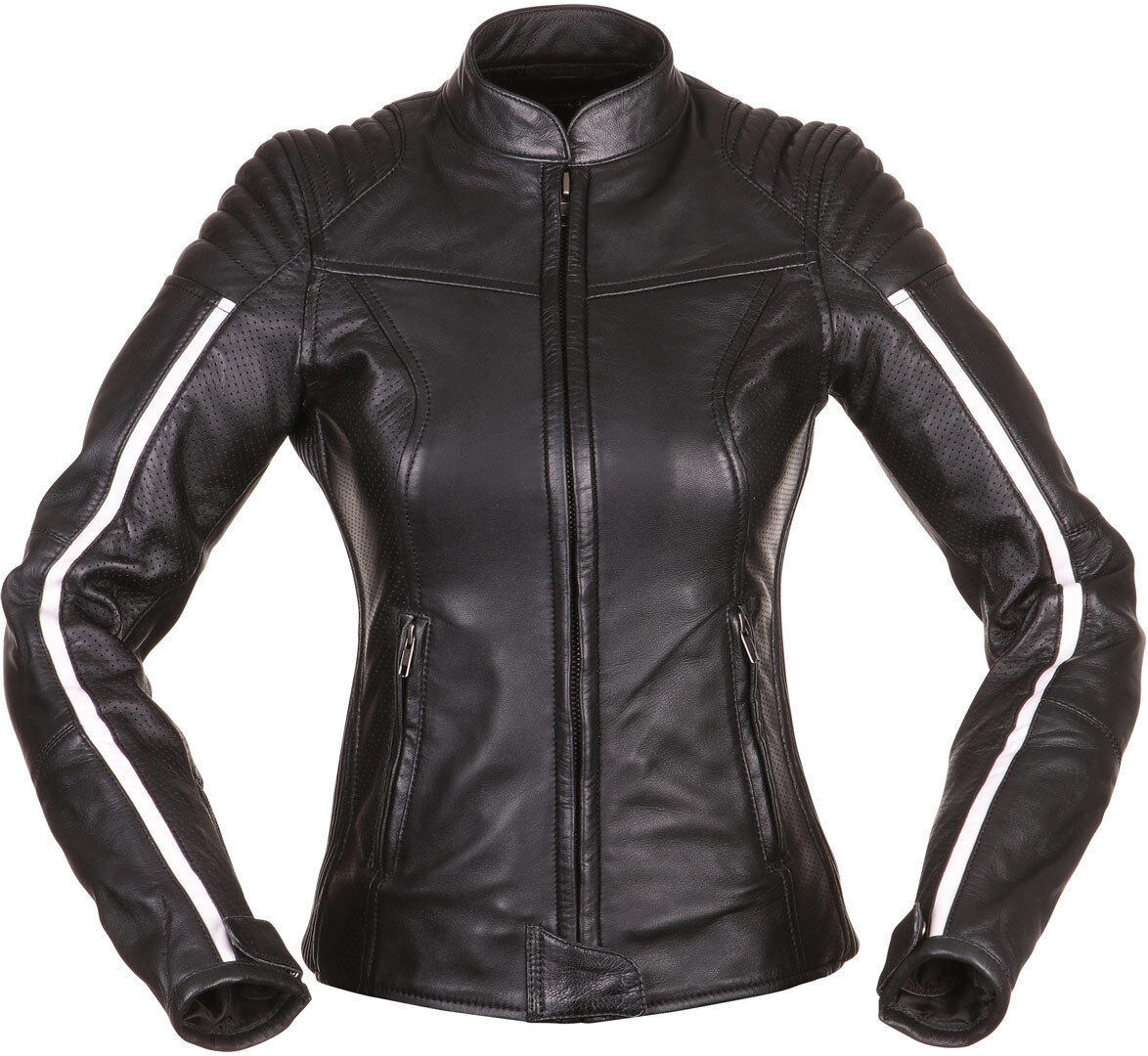 Modeka Alva Chaqueta Women´s - Negro Blanco (46)