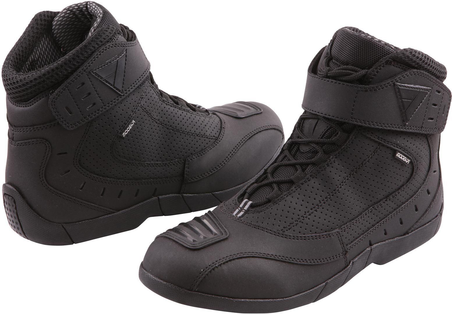 Modeka Black Rider Botas de moto - Negro (45)