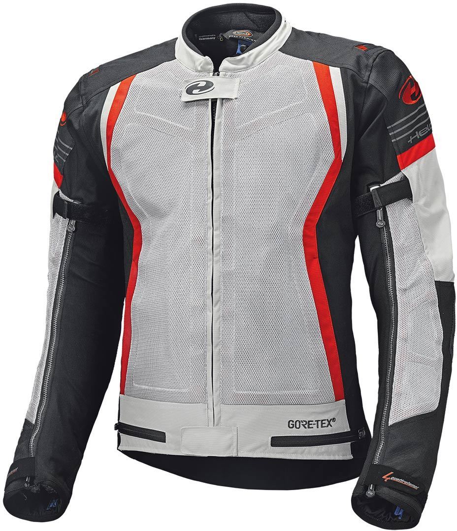 Held AeroSec Top Gore-Tex Chaqueta textil de moto - Gris Rojo (XL)